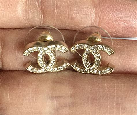 small chanel cc earrings|vintage chanel cc earrings price.